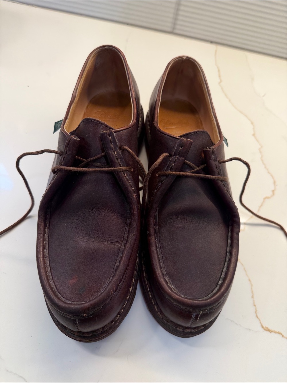 Paraboot Michael Derby Reddish Dark Brown 8.5 Men’s, 8UK, 42 euro